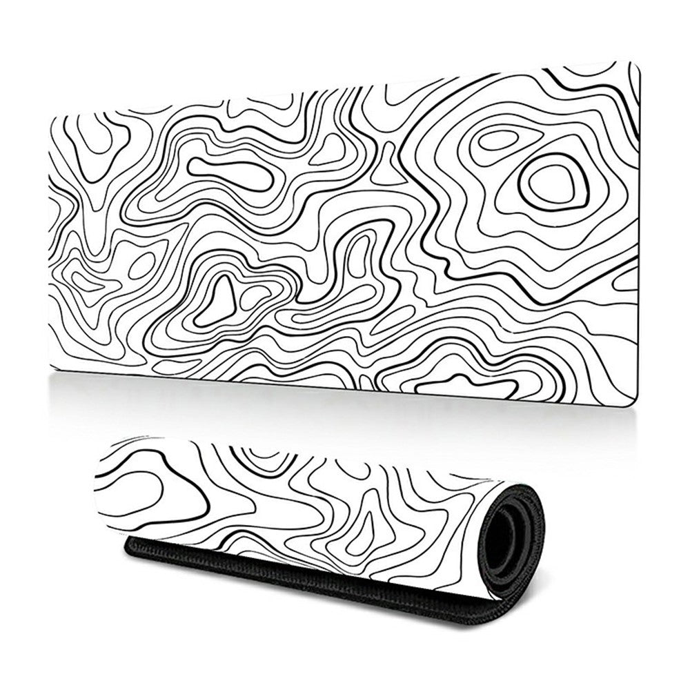 300*700*2mm Rubber Mouse Pad Abstract Pattern Anti-skid Computer Desktop Mat