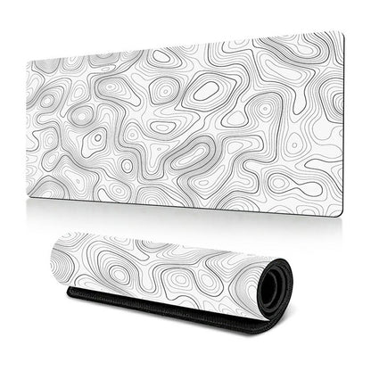 300*700*2mm Rubber Mouse Pad Abstract Pattern Anti-skid Computer Desktop Mat