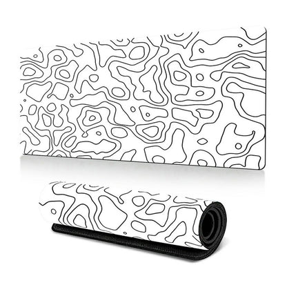 300*700*2mm Rubber Mouse Pad Abstract Pattern Anti-skid Computer Desktop Mat