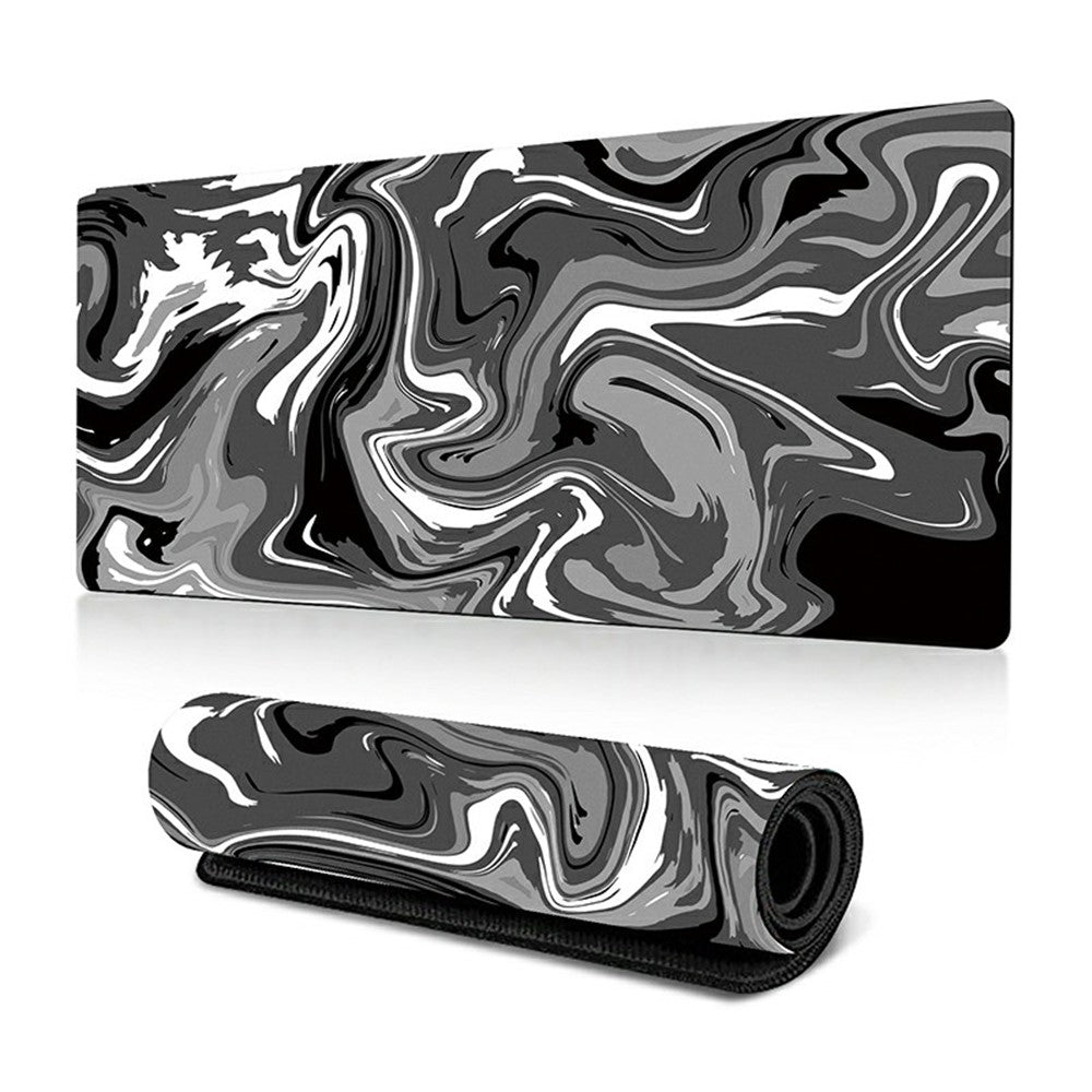 300 x 800 x 2mm Abstract Fluid Design Large Mouse Pad Anti-Slip Rubber Mouse Mat