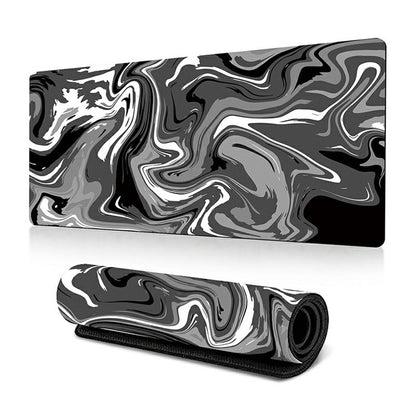 300 x 800 x 2mm Abstract Fluid Design Large Mouse Pad Anti-Slip Rubber Mouse Mat