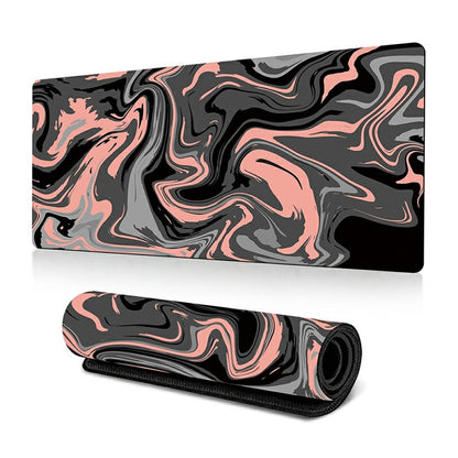 300 x 800 x 2mm Abstract Fluid Design Large Mouse Pad Anti-Slip Rubber Mouse Mat