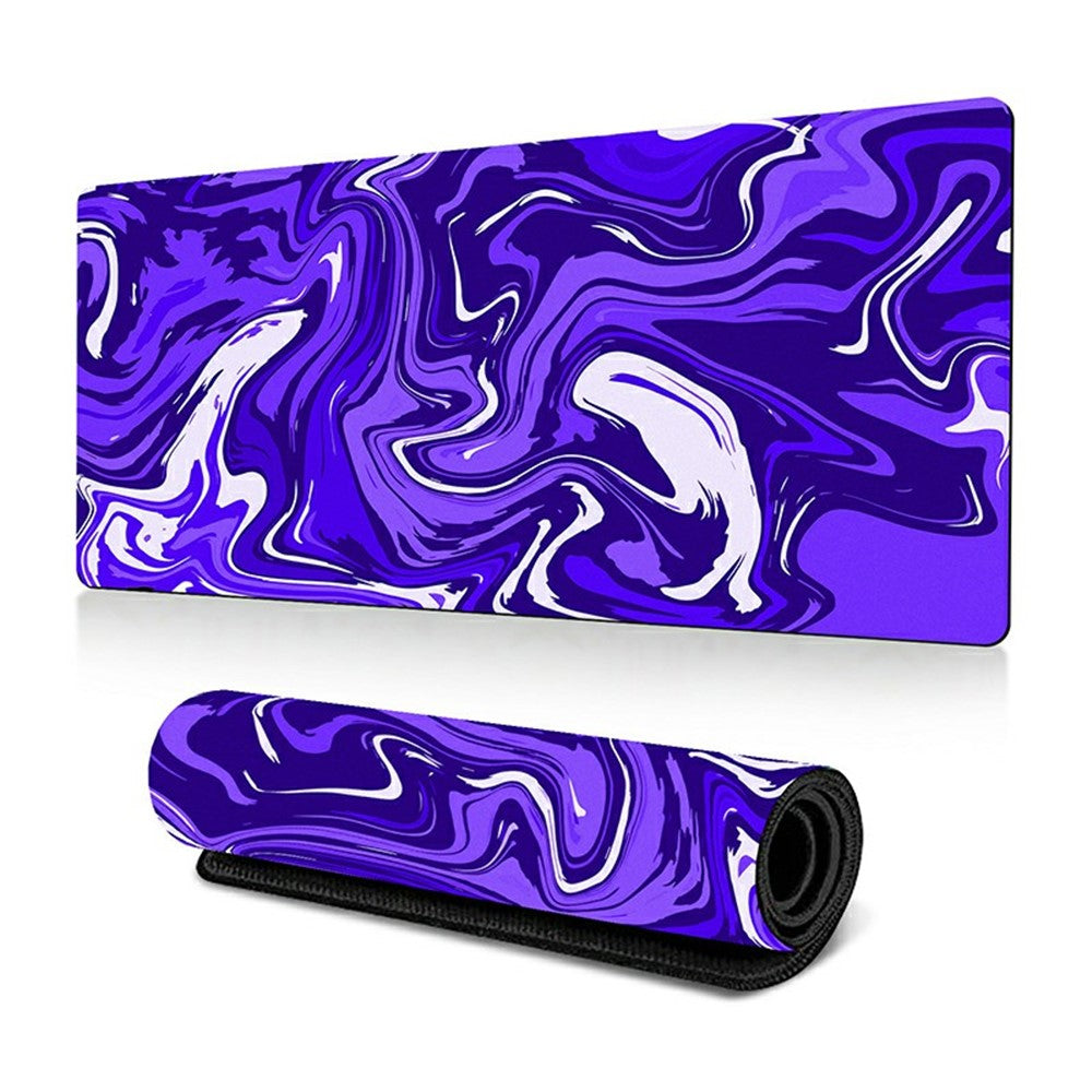 300 x 800 x 2mm Abstract Fluid Design Large Mouse Pad Anti-Slip Rubber Mouse Mat