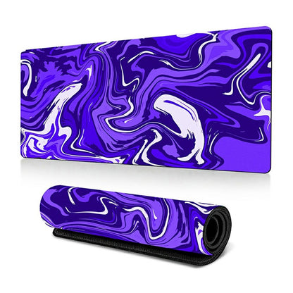 300 x 800 x 2mm Abstract Fluid Design Large Mouse Pad Anti-Slip Rubber Mouse Mat