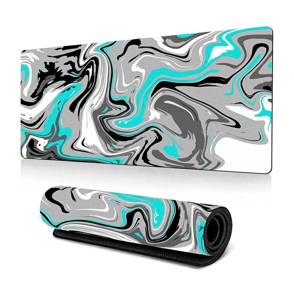 300 x 800 x 2mm Abstract Fluid Design Large Mouse Pad Anti-Slip Rubber Mouse Mat