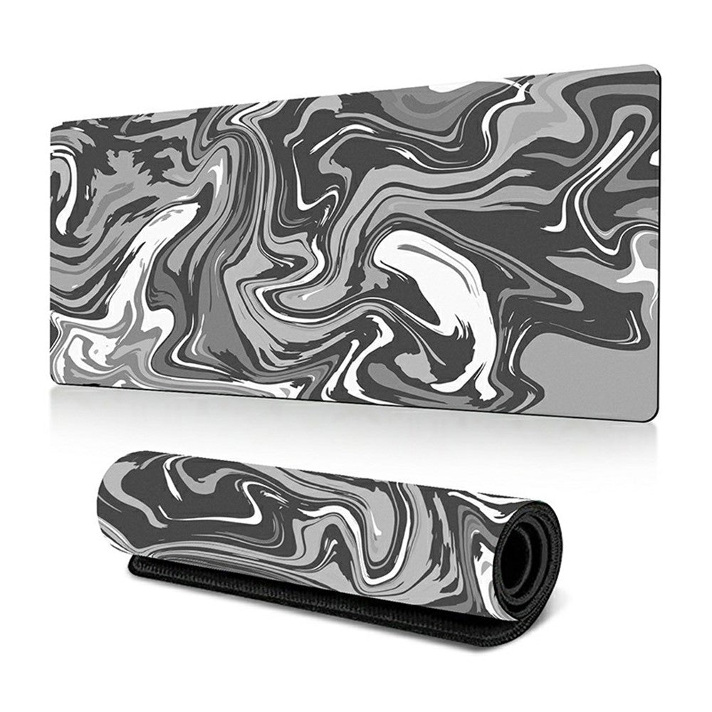 300 x 800 x 2mm Abstract Fluid Design Large Mouse Pad Anti-Slip Rubber Mouse Mat