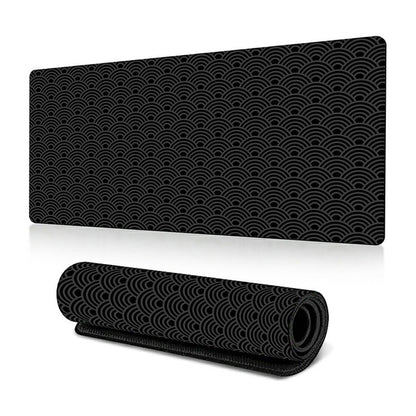 300 x 800 x 2mm Abstract Fluid Pattern Anti-Slip Mouse Pad Large Rubber Mouse Mat