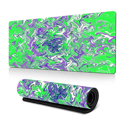 300 x 800 x 2mm Abstract Fluid Pattern Anti-Slip Mouse Pad Large Rubber Mouse Mat