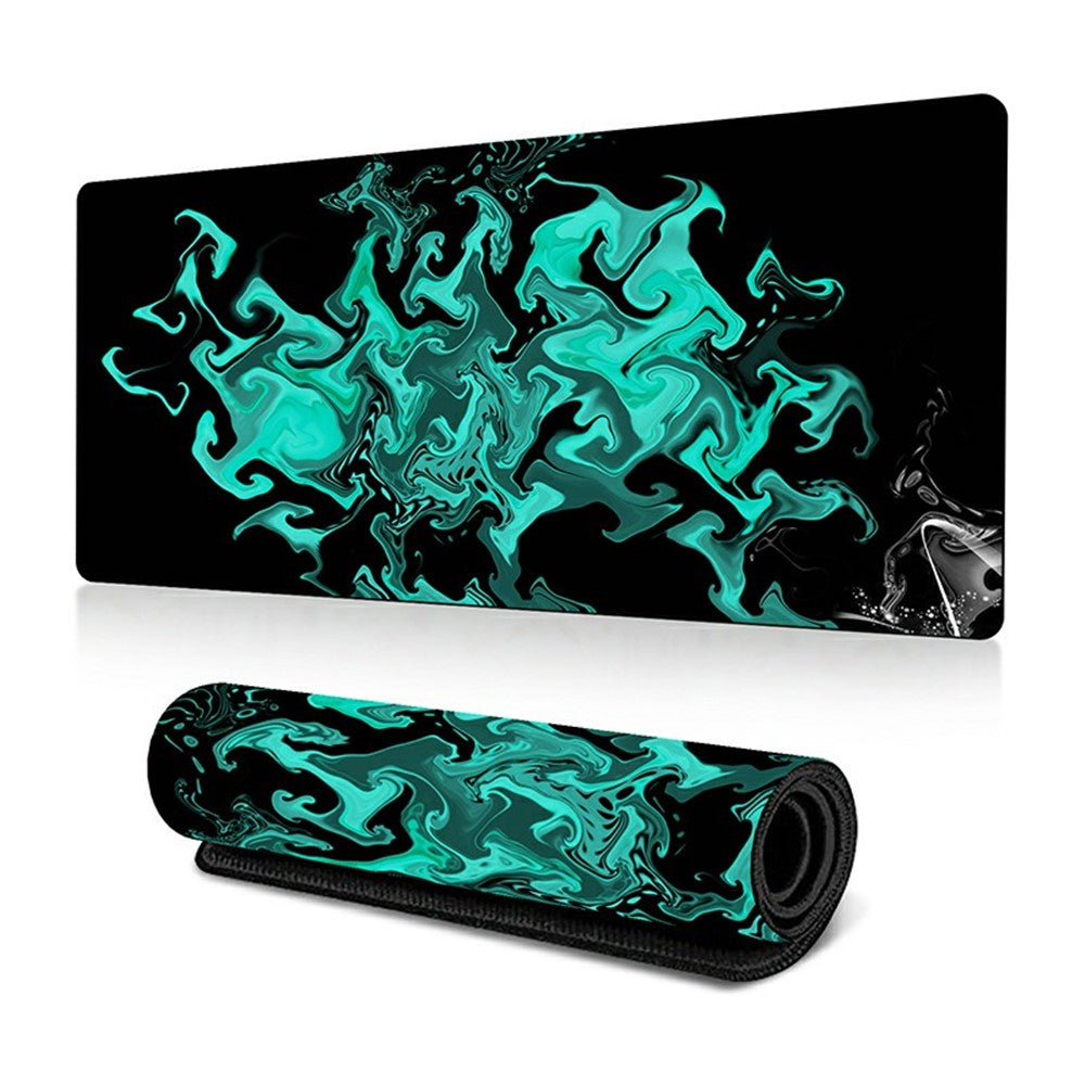 300 x 800 x 2mm Abstract Fluid Pattern Anti-Slip Mouse Pad Large Rubber Mouse Mat