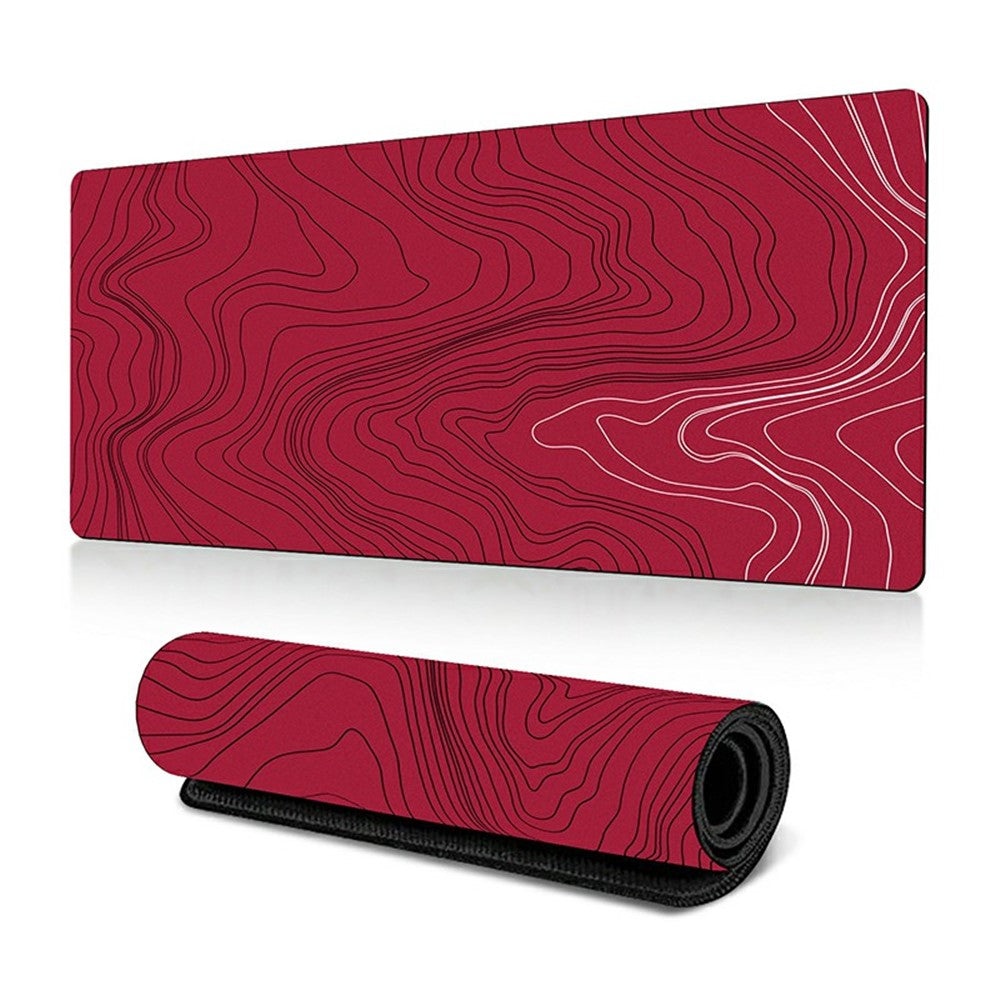 300 x 800 x 2mm Abstract Fluid Pattern Anti-Slip Mouse Pad Large Rubber Mouse Mat