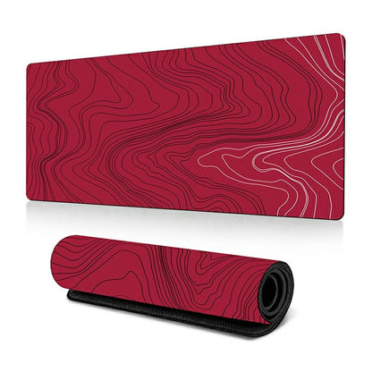 300 x 800 x 2mm Abstract Fluid Pattern Anti-Slip Mouse Pad Large Rubber Mouse Mat