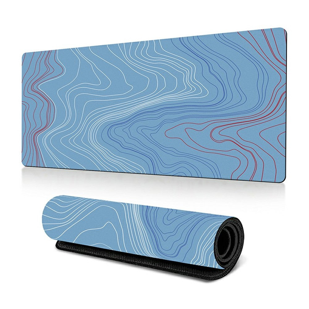 300 x 800 x 2mm Abstract Fluid Pattern Anti-Slip Mouse Pad Large Rubber Mouse Mat