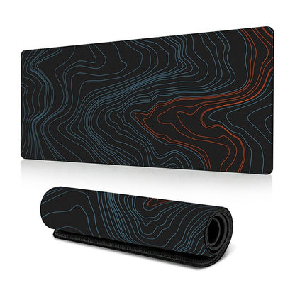 300 x 800 x 2mm Abstract Fluid Pattern Anti-Slip Mouse Pad Large Rubber Mouse Mat