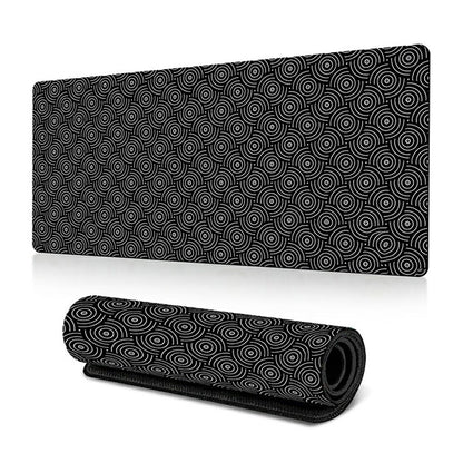 300*800*2mm Large Mouse Pad Stylish Abstract Pattern Anti-skid Desktop Mat