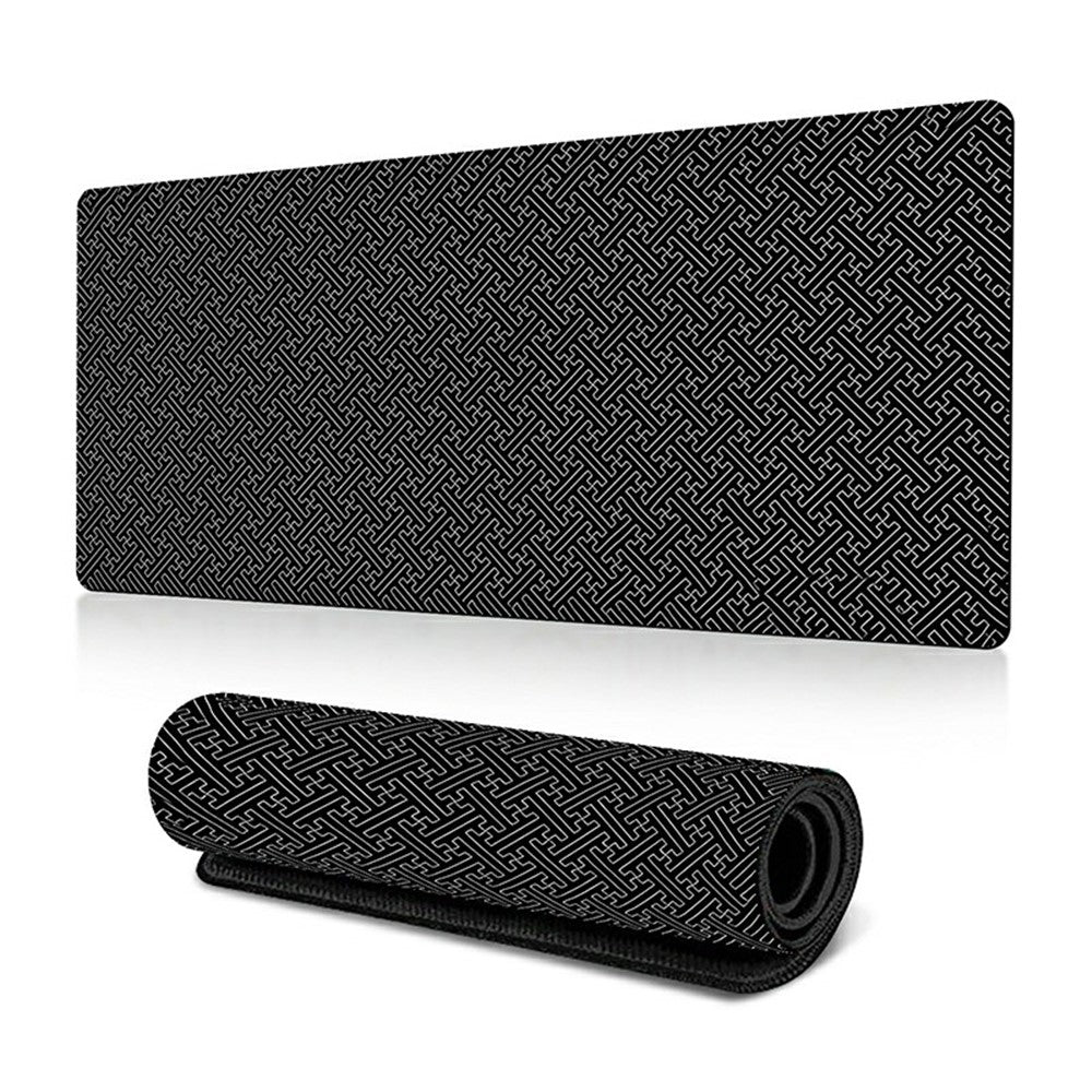 300*800*2mm Large Mouse Pad Stylish Abstract Pattern Anti-skid Desktop Mat
