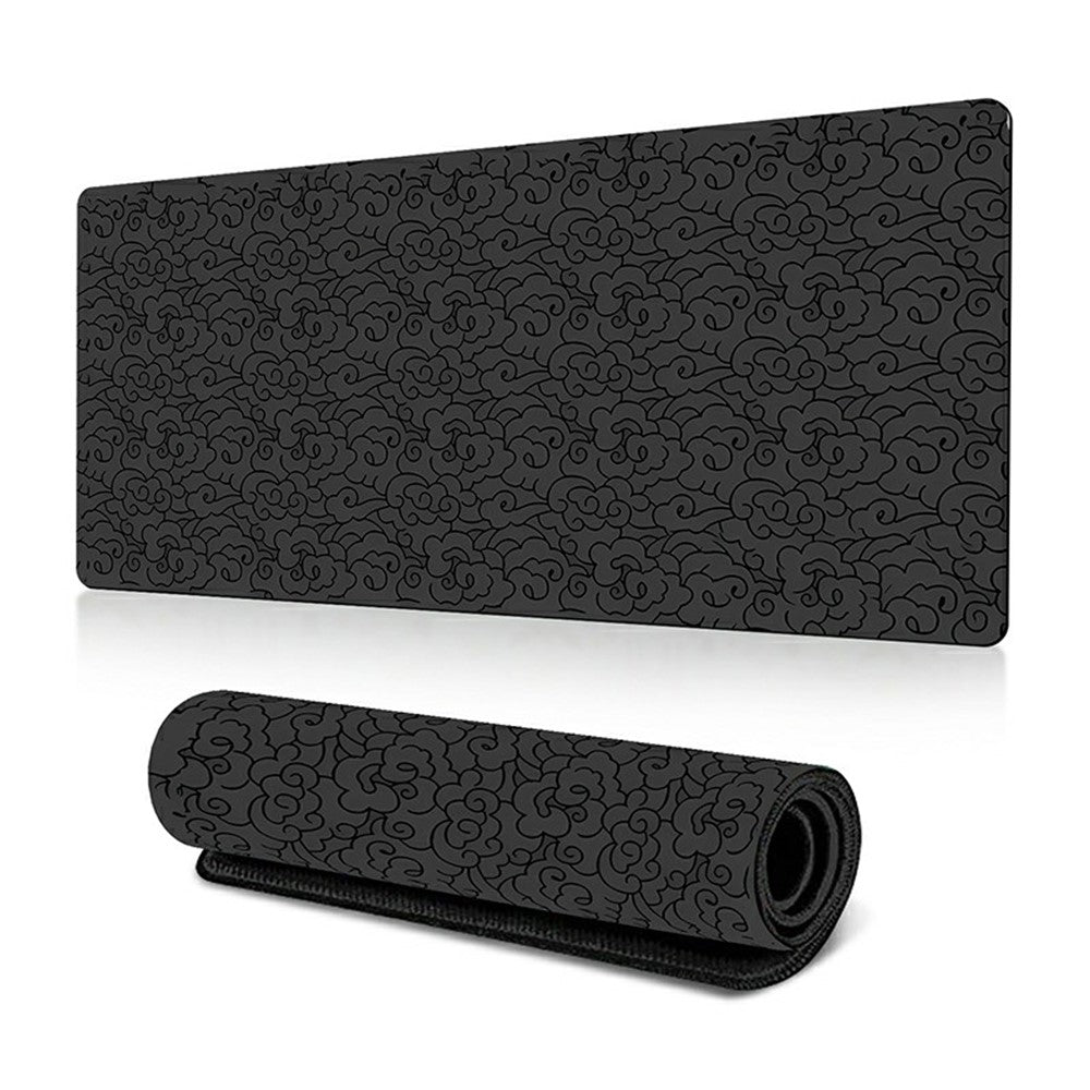 300*800*2mm Large Mouse Pad Stylish Abstract Pattern Anti-skid Desktop Mat