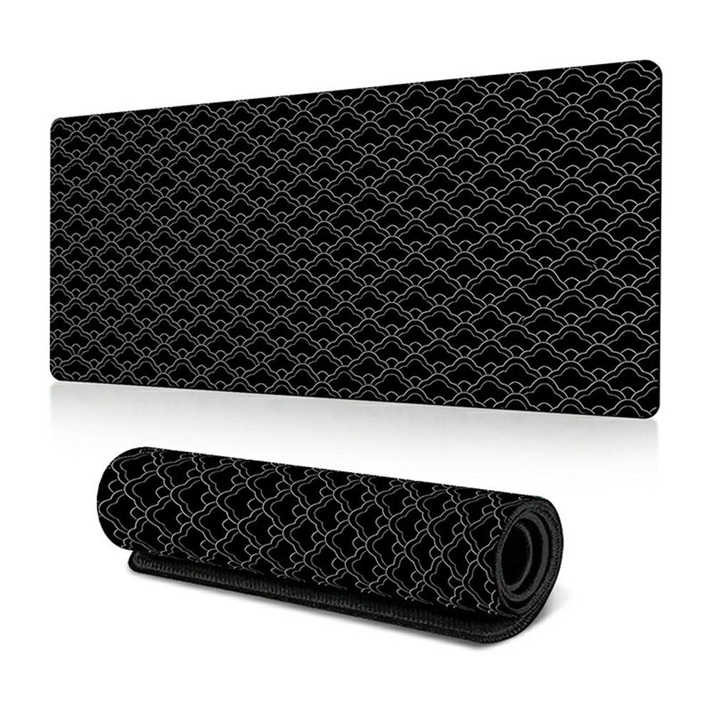 300*800*2mm Large Mouse Pad Stylish Abstract Pattern Anti-skid Desktop Mat