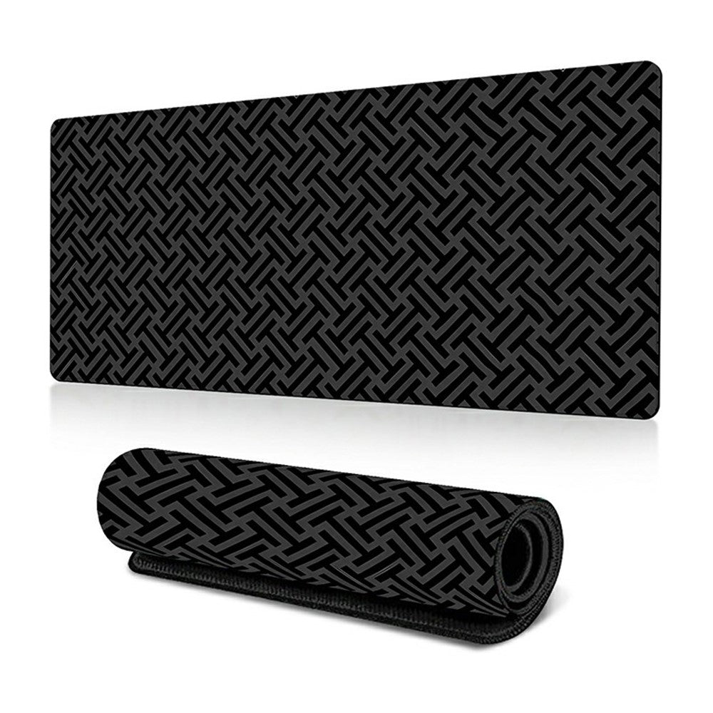 300*800*3mm Stylish Abstract Pattern Mouse Pad Anti-skid Rubber Desktop Mat