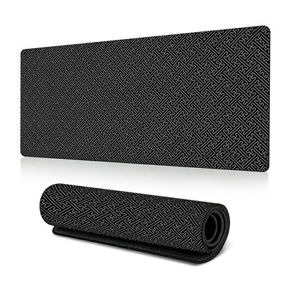 300*800*3mm Stylish Abstract Pattern Mouse Pad Anti-skid Rubber Desktop Mat