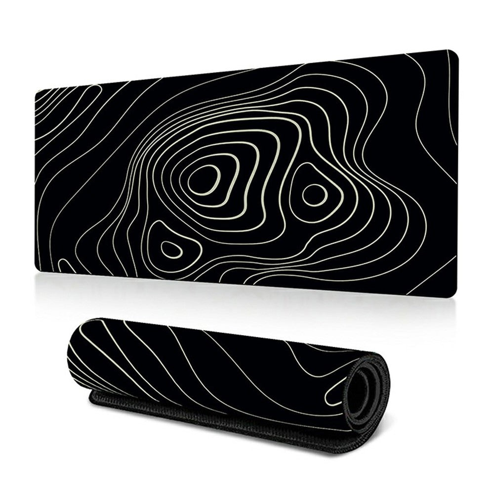 300*800*3mm Thermal Transfer Printing Abstract Pattern Mouse Pad Rubber Desktop Mat