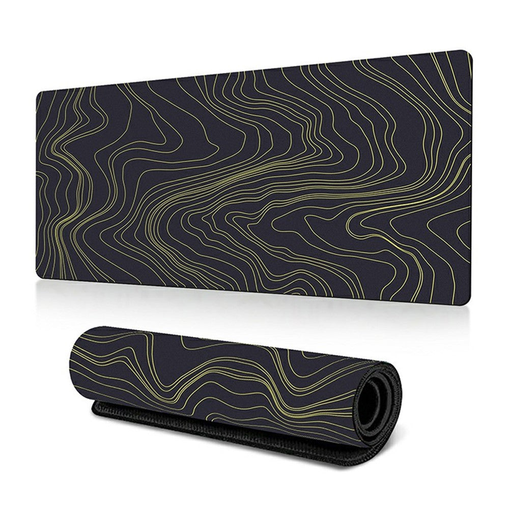 300*800*3mm Thermal Transfer Printing Abstract Pattern Mouse Pad Rubber Desktop Mat