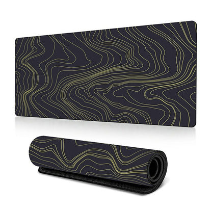 300*800*3mm Thermal Transfer Printing Abstract Pattern Mouse Pad Rubber Desktop Mat