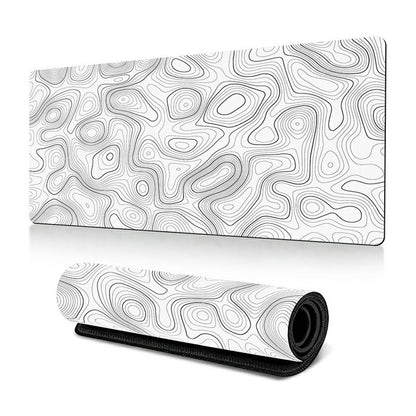 300*800*3mm Thermal Transfer Printing Abstract Pattern Mouse Pad Rubber Desktop Mat