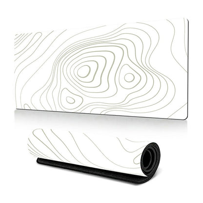 300*800*3mm Thermal Transfer Printing Abstract Pattern Mouse Pad Rubber Desktop Mat