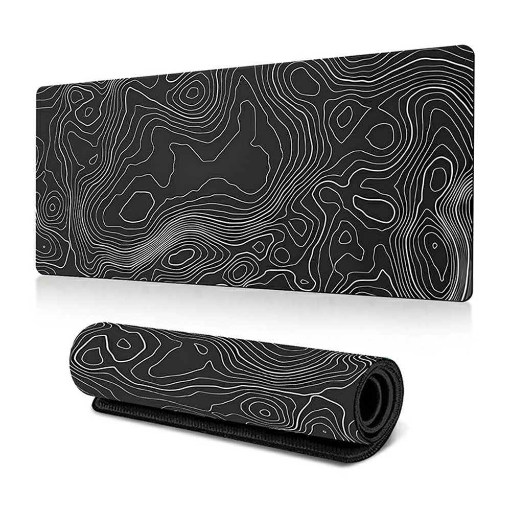 300*800*3mm Thermal Transfer Printing Abstract Pattern Mouse Pad Rubber Desktop Mat