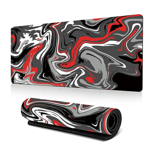 300 x 600 x 3mm Abstract Fluid Pattern Mouse Pad Large Non-Slip Rubber Mouse Mat