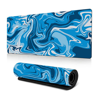 300 x 600 x 3mm Abstract Fluid Pattern Mouse Pad Large Non-Slip Rubber Mouse Mat