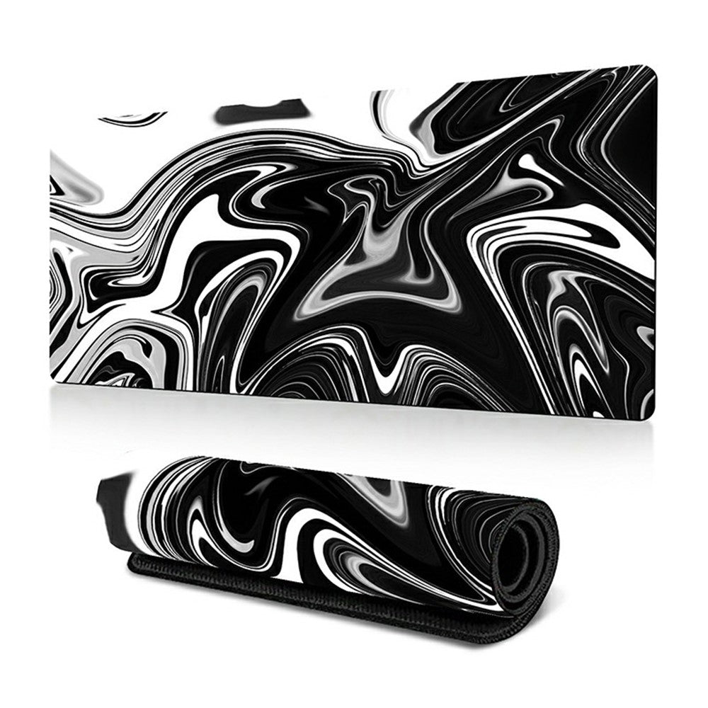 300 x 600 x 3mm Abstract Fluid Pattern Large Mouse Mat Non-Slip Rubber Mouse Pad
