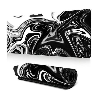 300 x 600 x 3mm Abstract Fluid Pattern Large Mouse Mat Non-Slip Rubber Mouse Pad