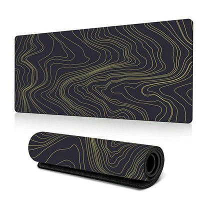 300 x 600 x 3mm Abstract Fluid Pattern Large Mouse Mat Non-Slip Rubber Mouse Pad