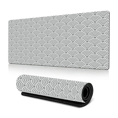 300 x 600 x 2mm Anti-Slip Desk Mouse Pad Abstract Fluid Pattern Mouse Mat