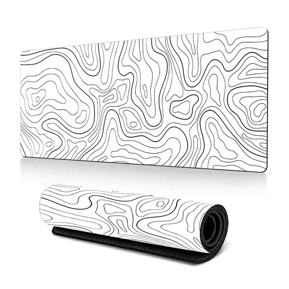 300 x 600 x 2mm Anti-Slip Desk Mouse Pad Abstract Fluid Pattern Mouse Mat