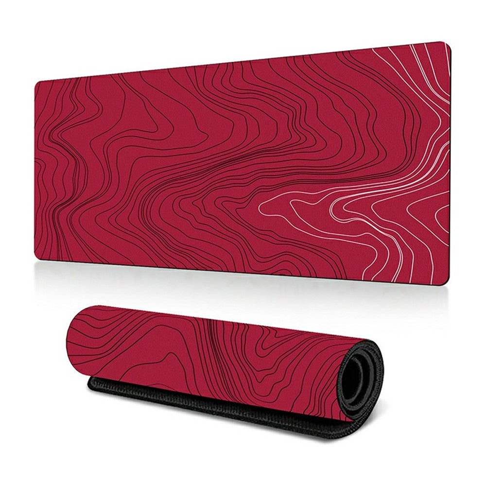 300 x 600 x 2mm Anti-Slip Desk Mouse Pad Abstract Fluid Pattern Mouse Mat