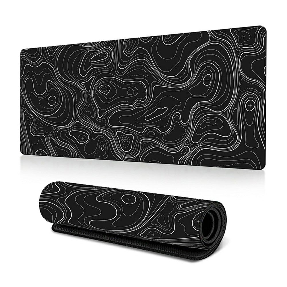 300 x 600 x 3mm Abstract Pattern Rubber Mouse Pad Non-Slip Large Mouse Mat