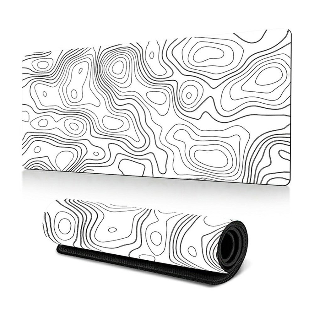 300 x 600 x 3mm Abstract Pattern Rubber Mouse Pad Non-Slip Large Mouse Mat