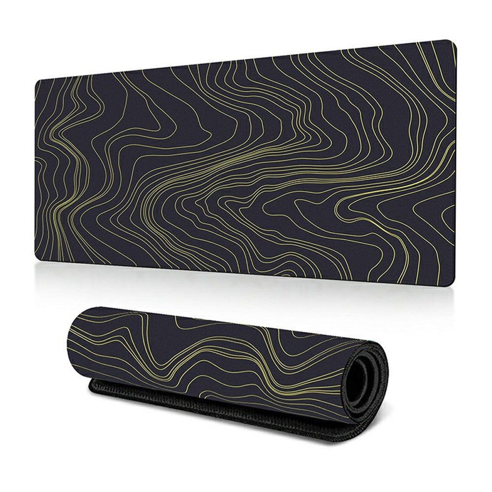 300 x 600 x 3mm Abstract Pattern Rubber Mouse Pad Non-Slip Large Mouse Mat