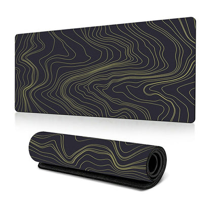 300 x 600 x 3mm Abstract Pattern Rubber Mouse Pad Non-Slip Large Mouse Mat