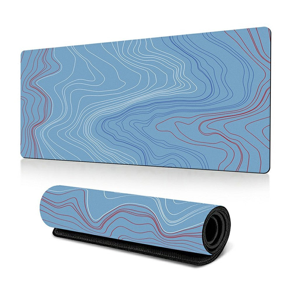 300 x 600 x 3mm Abstract Pattern Rubber Mouse Pad Non-Slip Large Mouse Mat