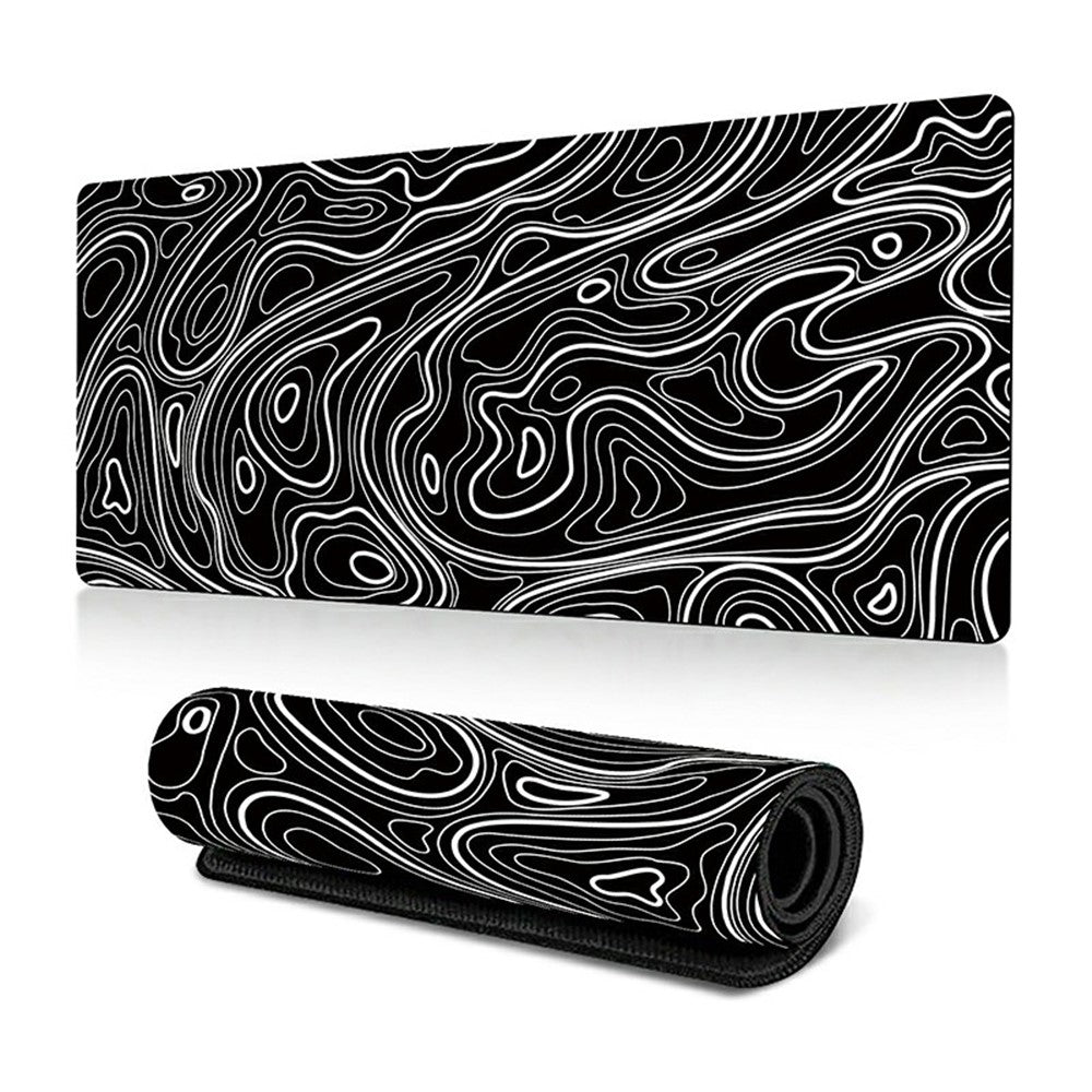 300 x 600 x 3mm Abstract Pattern Rubber Mouse Pad Non-Slip Large Mouse Mat