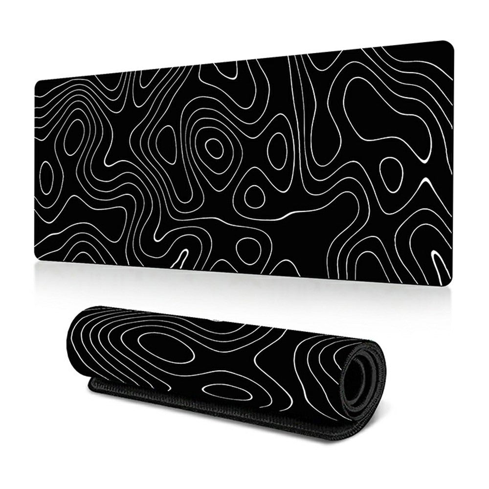 300 x 600 x 3mm Abstract Pattern Rubber Mouse Pad Non-Slip Large Mouse Mat
