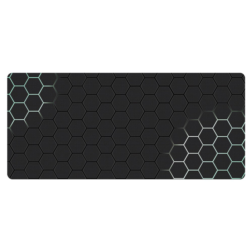 300x700x3mm Honeycomb Pattern Large Mouse Pad Anti-skid Rubber Desktop Mat