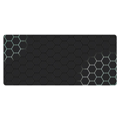 300x700x3mm Honeycomb Pattern Large Mouse Pad Anti-skid Rubber Desktop Mat