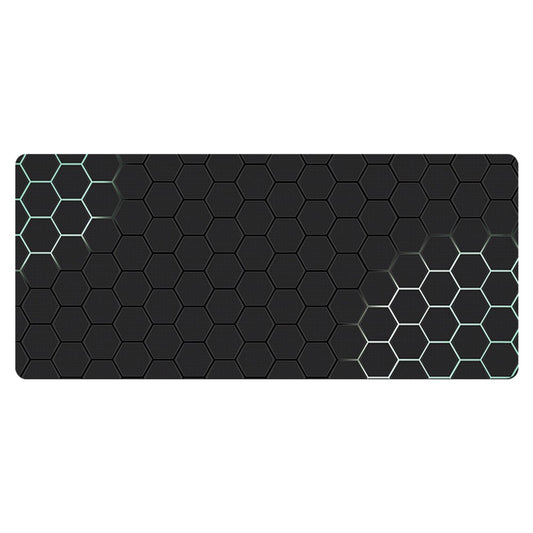 300x700x3mm Honeycomb Pattern Large Mouse Pad Anti-skid Rubber Desktop Mat