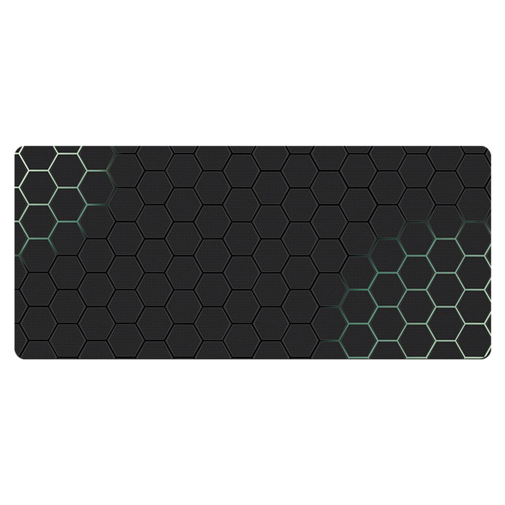 300x700x3mm Honeycomb Pattern Large Mouse Pad Anti-skid Rubber Desktop Mat