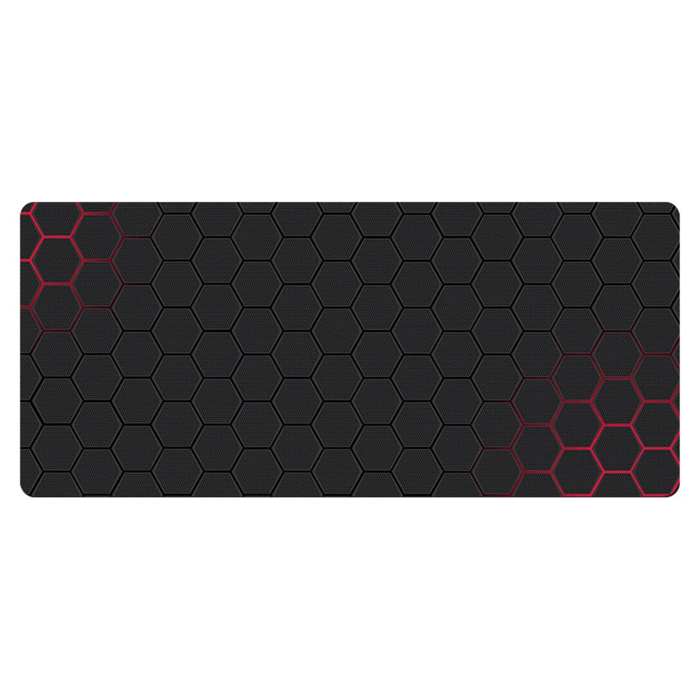 300x700x3mm Honeycomb Pattern Large Mouse Pad Anti-skid Rubber Desktop Mat