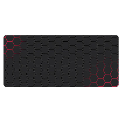 300x700x3mm Honeycomb Pattern Large Mouse Pad Anti-skid Rubber Desktop Mat